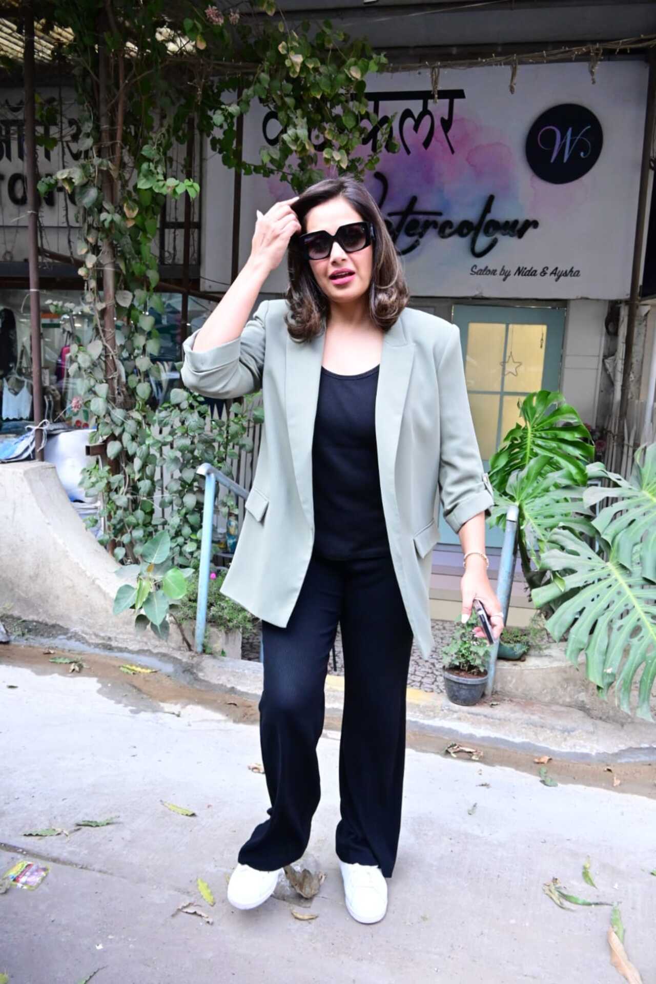 <p>Bipasha Basu was spotted in a new look as she stepped after a salon session</p>